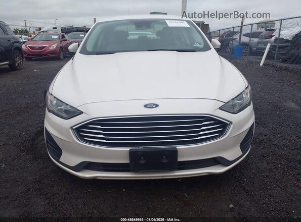 3FA6P0LU2KR192096 2019 FORD FUSION HYBRID White Սարքավորումների վահանակի տեսք