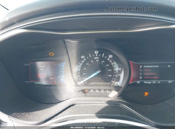 3FA6P0LU2KR204165 2019 FORD FUSION HYBRID Maroon Rear seats view
