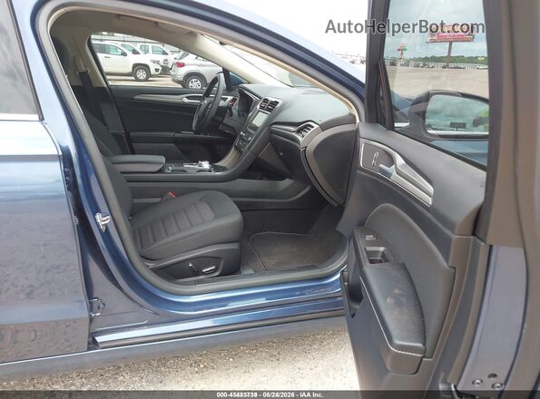 3FA6P0LU2KR274071 2019 FORD FUSION HYBRID Blue Widok wnętrza z przodu
