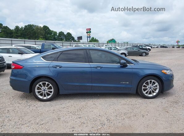 3FA6P0LU2KR274071 2019 FORD FUSION HYBRID Blue 
