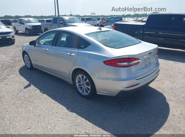 3FA6P0LU2KR274460 2019 FORD FUSION HYBRID Silver Rear left