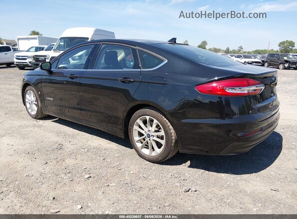 3FA6P0LU2KR274541 2019 FORD FUSION HYBRID Black Հետևի ձախ