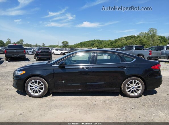 3FA6P0LU2KR274541 2019 FORD FUSION HYBRID Black Սալոնի 360 աստիճան տեսք