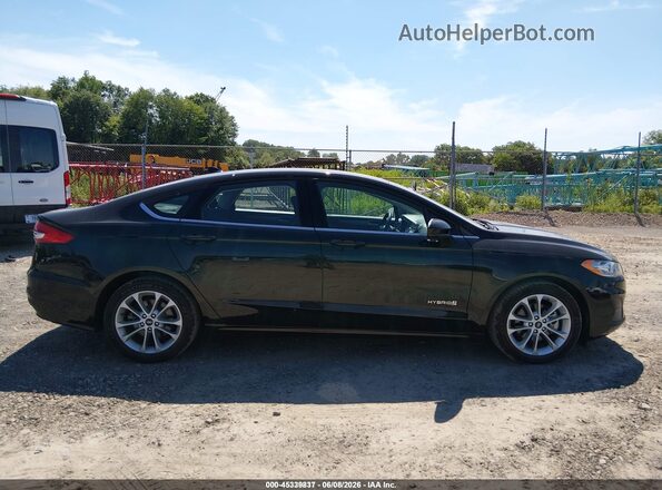3FA6P0LU2KR274541 2019 FORD FUSION HYBRID Black Սալոնի հետևի տեսք