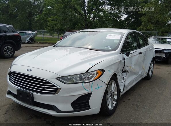 3FA6P0LU2LR101572 2020 FORD FUSION Белый Передняя левая четверть