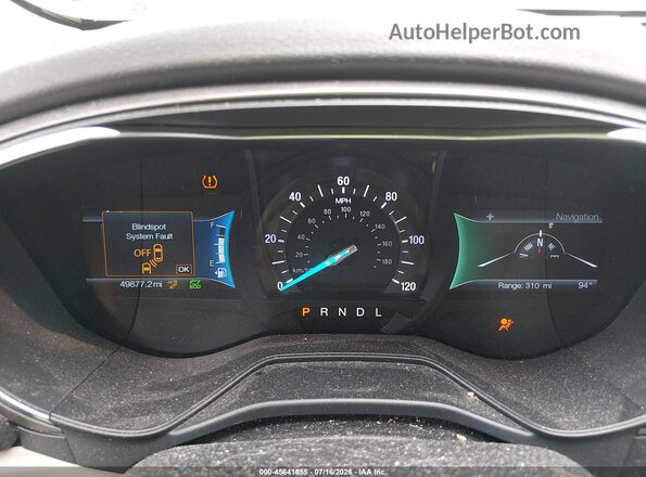 3FA6P0LU2LR101572 2020 FORD FUSION Белый Вид задних сидений