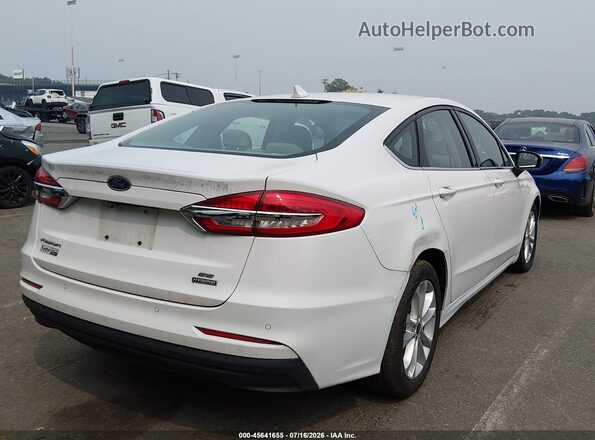 3FA6P0LU2LR101572 2020 FORD FUSION Белый Задняя правая четверть