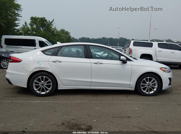 3FA6P0LU2LR101572 2020 FORD FUSION Белый Вид задней части салона