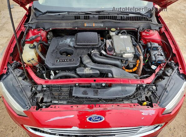3FA6P0LU2LR162274 2020 FORD FUSION Red Vista interior trasera