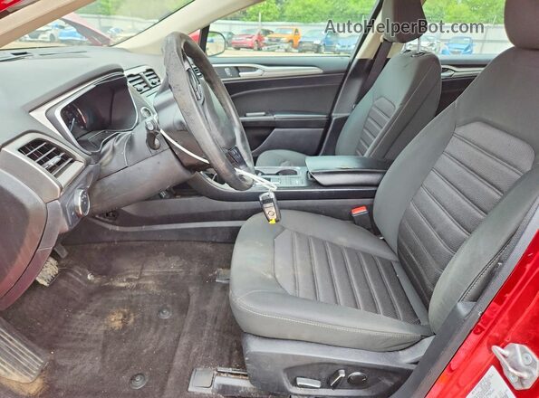 3FA6P0LU2LR162274 2020 FORD FUSION Red Vista interior delantera