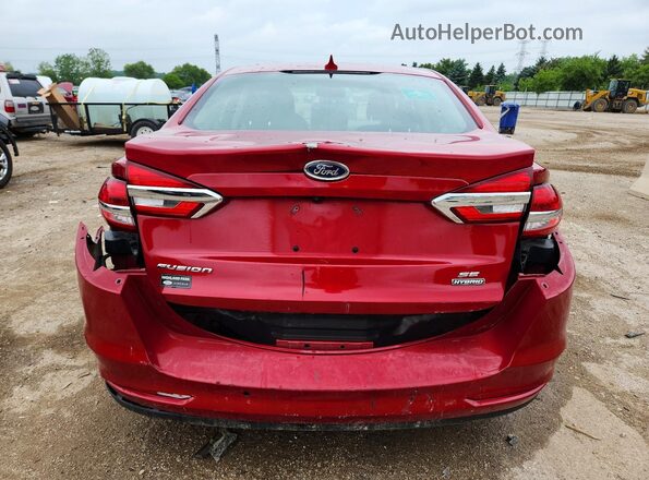 3FA6P0LU2LR162274 2020 FORD FUSION Red Vista trasera