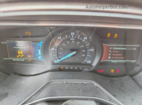 3FA6P0LU2LR162274 2020 FORD FUSION Red Vista del cuadro de instrumentos