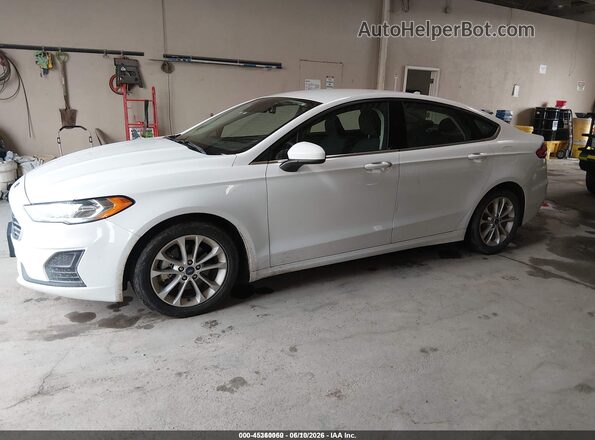 3FA6P0LU2LR225583 2020 FORD FUSION White წინა მარცხენა ხედი სამი მეოთხედიდან