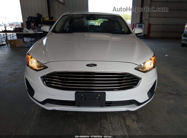 3FA6P0LU2LR244909 2020 FORD FUSION White Vista del cuadro de instrumentos