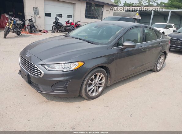 3FA6P0LU2LR263685 2020 FORD FUSION Gray Передня ліва чверть