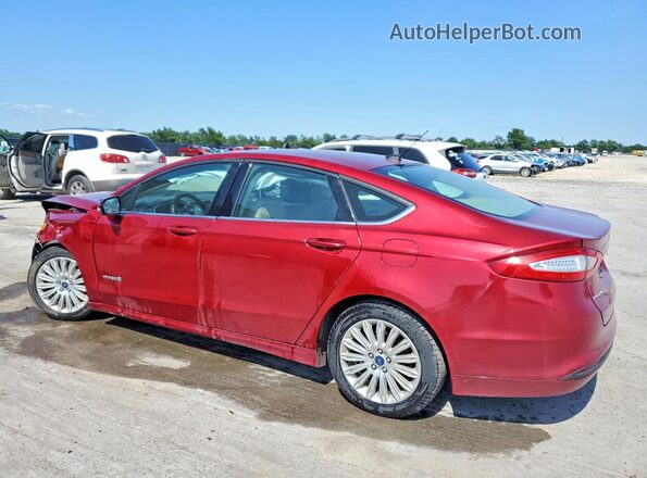3FA6P0LU3GR327139 2016 FORD FUSION Темно-бордовый Задняя левая четверть