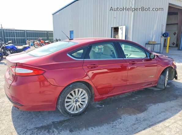 3FA6P0LU3GR327139 2016 FORD FUSION Темно-бордовый Задняя правая четверть