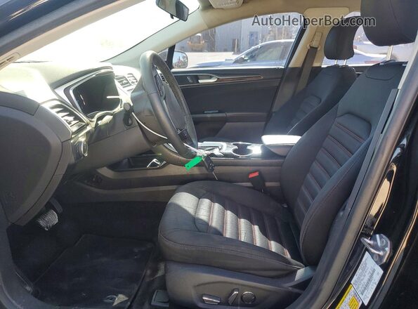 3FA6P0LU3GR404219 2016 FORD FUSION Black Вид салону спереду