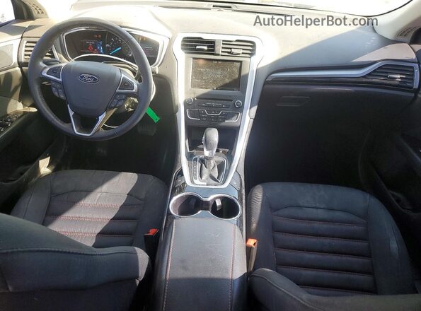 3FA6P0LU3GR404219 2016 FORD FUSION Black Вид панелі приладів