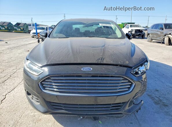 3FA6P0LU3GR404219 2016 FORD FUSION Black Вид спереду