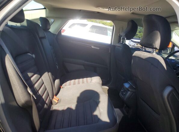 3FA6P0LU3GR404219 2016 FORD FUSION Black Вид задніх сидінь