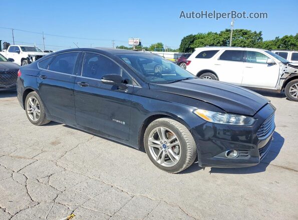 3FA6P0LU3GR404219 2016 FORD FUSION Black Передня права чверть
