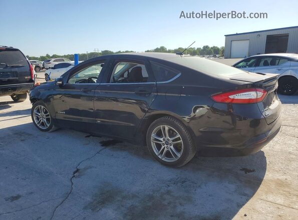 3FA6P0LU3GR404219 2016 FORD FUSION Black Задня ліва чверть