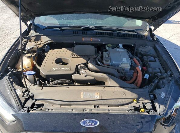 3FA6P0LU3GR404219 2016 FORD FUSION Black Вид задньої частини салону