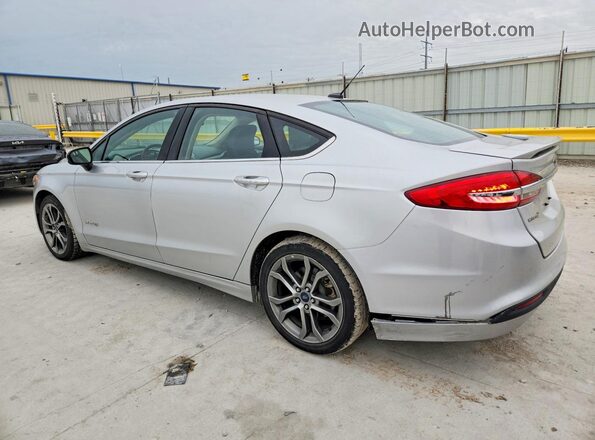 3FA6P0LU3HR325246 2017 FORD FUSION Серебряный Задняя левая четверть