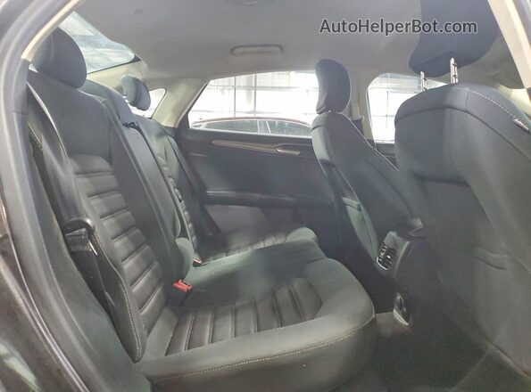 3FA6P0LU3HR325750 2017 FORD FUSION Gray Rear seats view