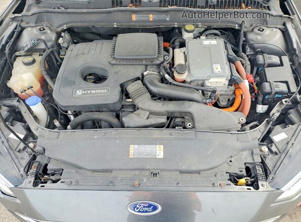 3FA6P0LU3HR400575 2017 FORD FUSION Gray Vista interior trasera