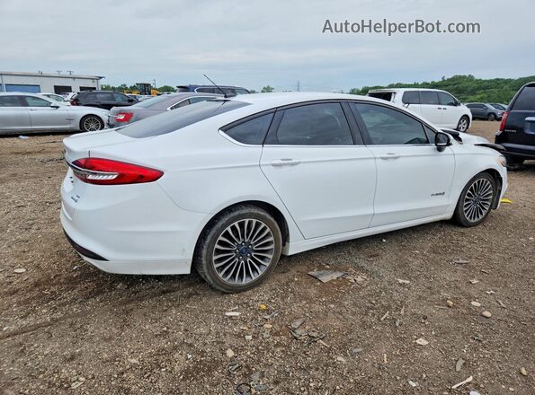 3FA6P0LU3JR160501 2018 FORD FUSION Белый Задняя правая четверть