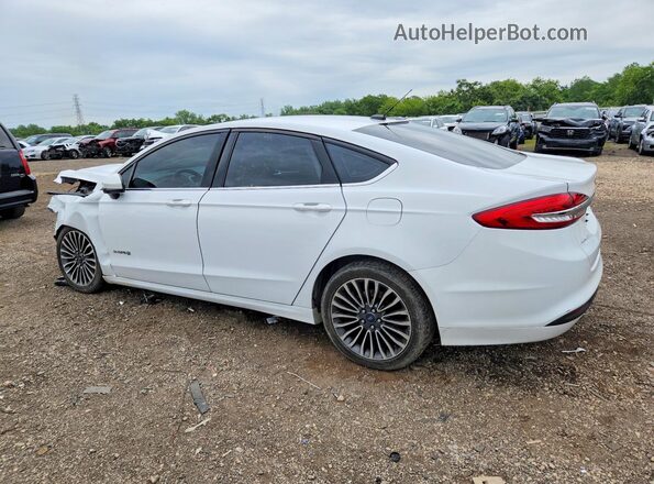 3FA6P0LU3JR160501 2018 FORD FUSION Белый Задняя левая четверть