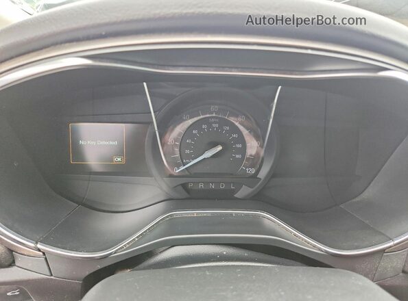 3FA6P0LU3JR160501 2018 FORD FUSION Белый Вид щитка приборов