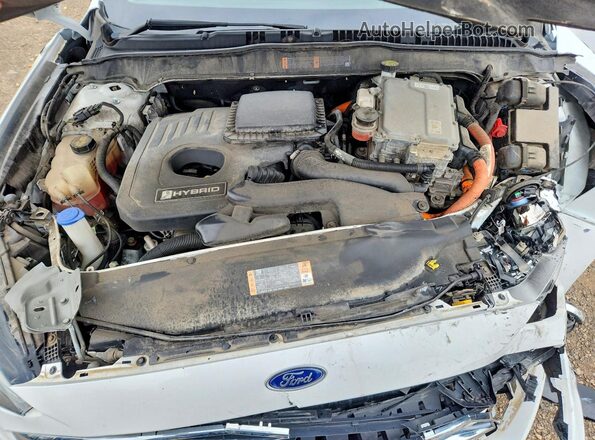 3FA6P0LU3JR160501 2018 FORD FUSION Белый Вид задней части салона