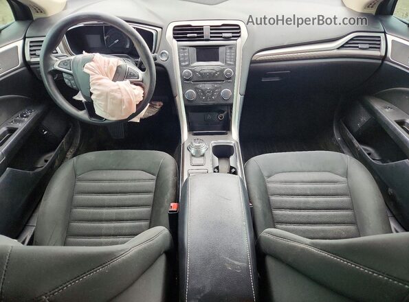 3FA6P0LU3JR160501 2018 FORD FUSION Белый Вид панели приборов