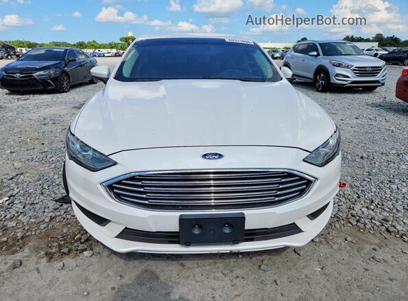 3FA6P0LU3JR174902 2018 FORD FUSION White Front view