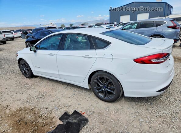 3FA6P0LU3JR241871 2018 FORD FUSION Белый Задняя левая четверть