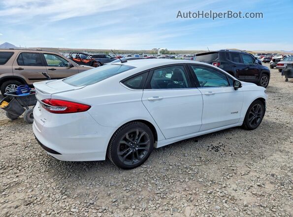 3FA6P0LU3JR241871 2018 FORD FUSION Белый Задняя правая четверть