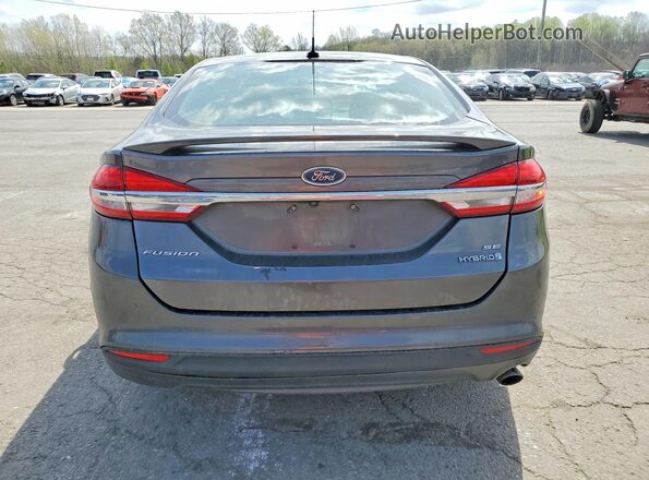 3FA6P0LU3JR248206 2018 FORD FUSION Gray Вид ззаду