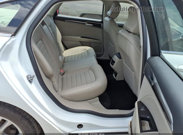 3FA6P0LU3JR271288 2018 FORD FUSION HYBRID White Vista de la etiqueta del VIN