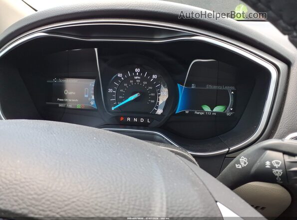 3FA6P0LU3JR271288 2018 FORD FUSION HYBRID White Vista de los asientos traseros