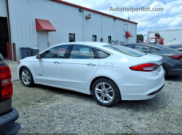 3FA6P0LU3JR271288 2018 FORD FUSION HYBRID White Vista interior de 360 grados