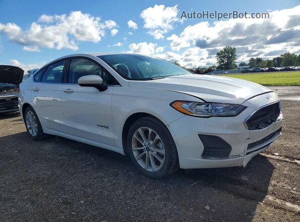 3FA6P0LU3KR130075 2019 FORD FUSION White Առջևի աջ