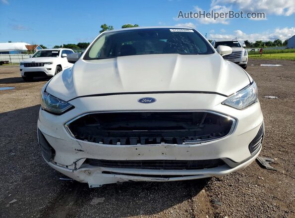 3FA6P0LU3KR130075 2019 FORD FUSION White Դիմացի տեսք
