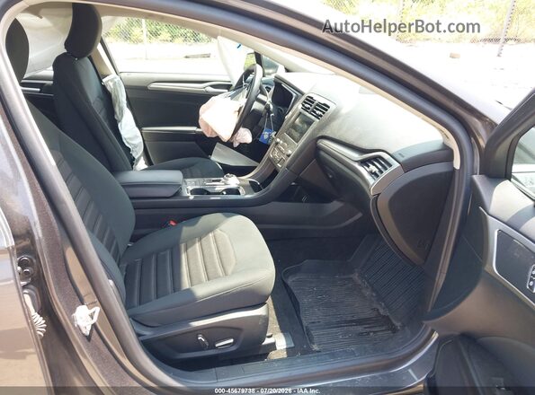 3FA6P0LU3KR168342 2019 FORD FUSION HYBRID Gray Front interior view