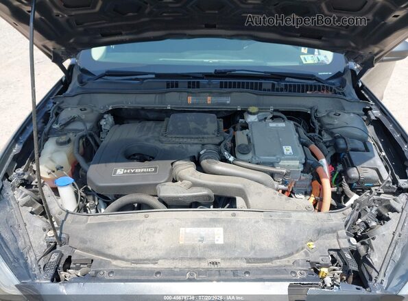 3FA6P0LU3KR168342 2019 FORD FUSION HYBRID Gray Rear view