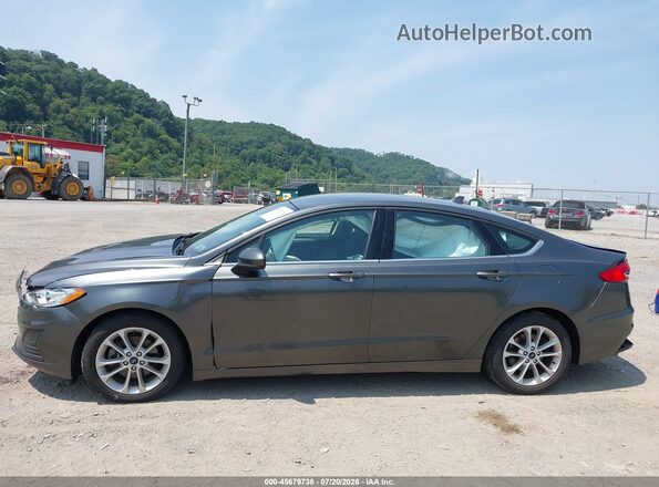 3FA6P0LU3KR168342 2019 FORD FUSION HYBRID Gray 360 interior view