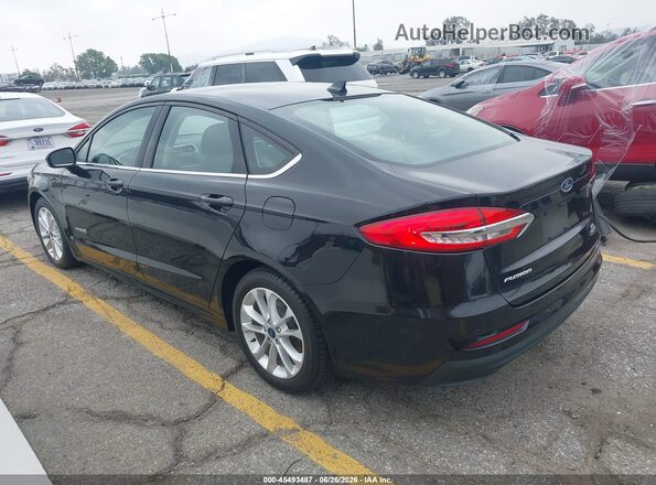 3FA6P0LU3KR211531 2019 FORD FUSION HYBRID Black უკანა მარცხენა