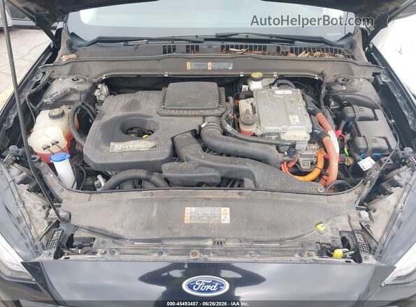 3FA6P0LU3KR211531 2019 FORD FUSION HYBRID Black უკანა ხედი